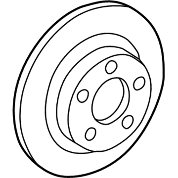 Mercedes-Benz E320 Brake Rotor - 210-423-05-12-64