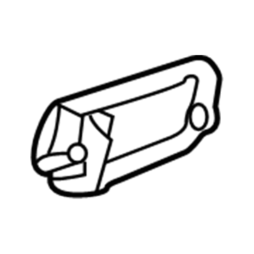 Mercedes-Benz SLK320 Fuel Door - 170-750-01-06