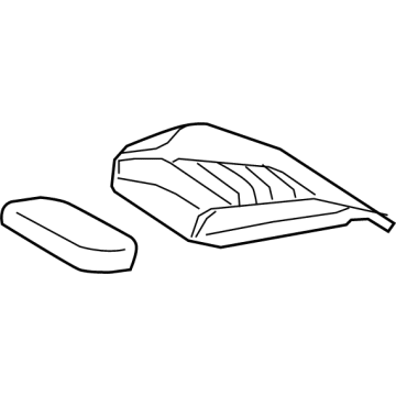 Mercedes-Benz GLA35 AMG Seat Cushion - 247-910-12-02-1D01