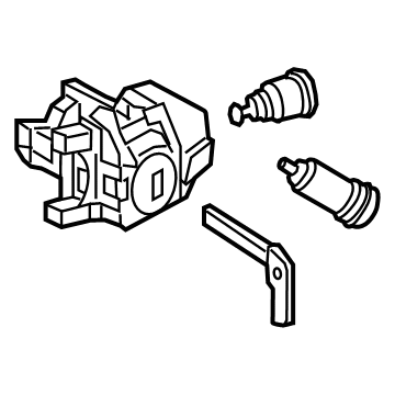 Mercedes-Benz EQE SUV AMG Door Lock Cylinder - 099-760-95-02