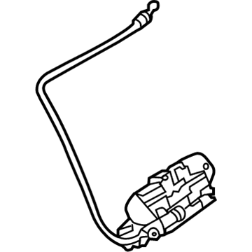 Mercedes-Benz E63 AMG Tailgate Lock - 212-740-03-35