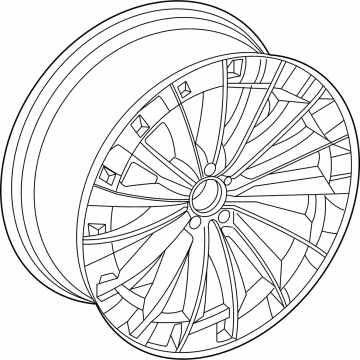 Mercedes-Benz EQS 450 SUV Alloy Wheels - 296-401-18-00-7X23
