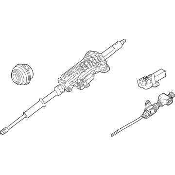 Mercedes-Benz EQE SUV AMG Steering Column - 297-460-63-00