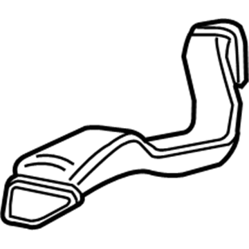 Mercedes-Benz E500 Air Duct - 211-831-19-46