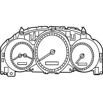 Mercedes-Benz C350 Tachometer - 204-900-38-08