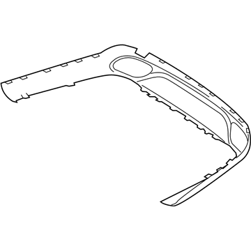 Mercedes-Benz CLS53 AMG Bumper - 257-885-68-02