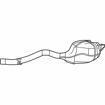 Mercedes-Benz GLC63 AMG S E Performance Muffler - 254-490-05-02