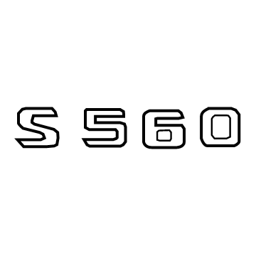 Mercedes-Benz S560 Emblem - 222-817-01-01