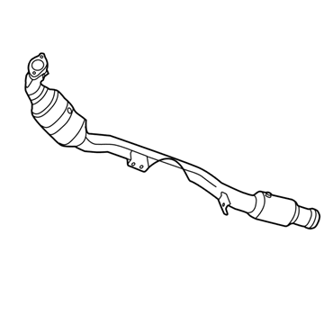 Mercedes-Benz SLK55 AMG Exhaust Pipe - 172-490-23-19