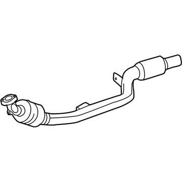 Mercedes-Benz SLK55 AMG Exhaust Pipe - 172-490-22-19-80