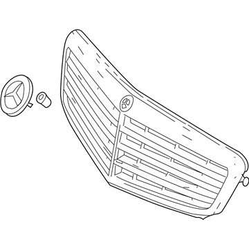 Mercedes-Benz 204-880-14-83-7246 Grille Mercedes-Benz 204-880-14-83-7246 Grille