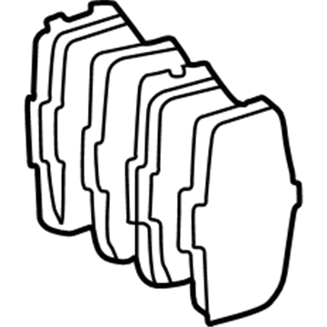 Mercedes-Benz C350 Brake Pads - 004-420-51-20-90