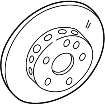 Mercedes-Benz C320 Brake Rotor - 203-421-13-12-90