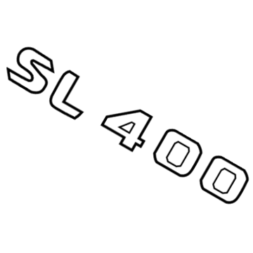 Mercedes-Benz SL400 Emblem - 231-817-05-15