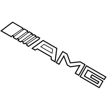 Mercedes-Benz SL63 AMG Emblem - 231-817-30-00