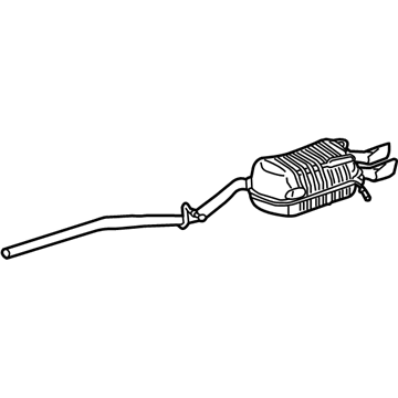 Mercedes-Benz CLK55 AMG Exhaust Pipe - 209-490-05-21