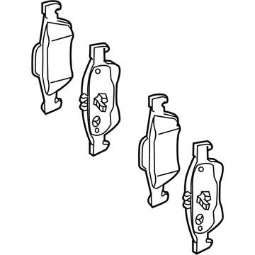 Mercedes-Benz E500 Brake Pads - 004-420-44-20