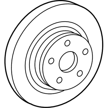 Mercedes-Benz E55 AMG Brake Rotor - 211-423-11-12