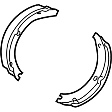 Mercedes-Benz Parking Brake Shoes - 230-420-03-20