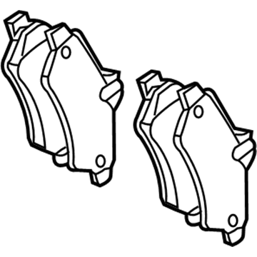 Mercedes-Benz Sprinter 3500 Brake Pads - 006-420-45-20