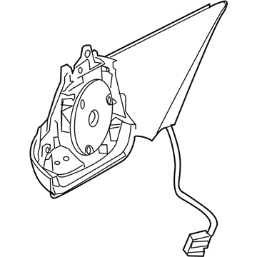 Mercedes-Benz CL550 Car Mirror - 216-811-01-10-9112