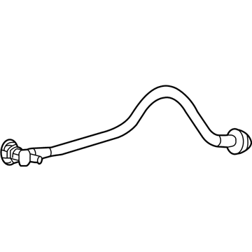 Mercedes-Benz GLS350d Brake Booster Vacuum Hose - 166-430-01-00