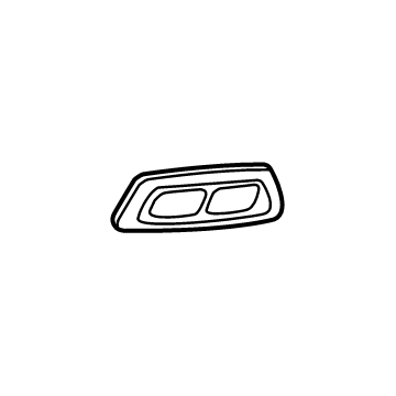 Mercedes-Benz AMG GT Seat Switch Panel - 205-919-72-00