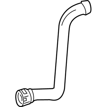Mercedes-Benz GLE300d Coolant Reservoir Hose - 166-500-00-77