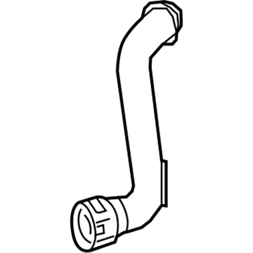 Mercedes-Benz GLE300d Coolant Reservoir Hose - 166-500-10-75