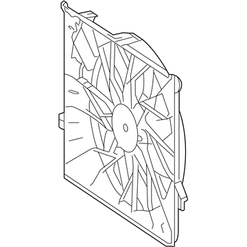Mercedes-Benz Cooling Fan Assembly - 251-906-39-00