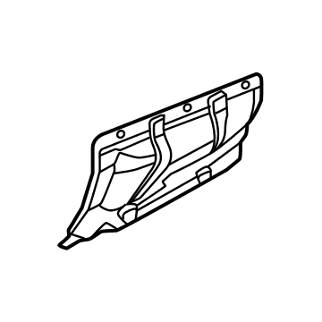 Mercedes-Benz CLE53 AMG Exhaust Heat Shield - 206-680-10-00