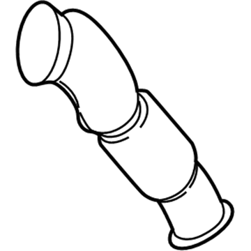 Mercedes-Benz GLE300d Exhaust Pipe - 166-490-04-09-64