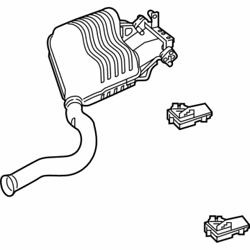 Mercedes-Benz E63 AMG S Exhaust Pipe - 213-490-38-07