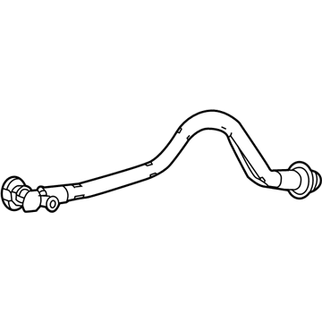Mercedes-Benz ML350 Brake Booster Vacuum Hose - 166-430-17-29