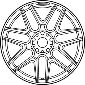 Mercedes-Benz G63 AMG Wheel Cover - 000-400-33-00-9283