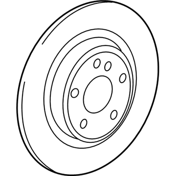 Mercedes-Benz SLK250 Brake Rotor - 172-423-01-12