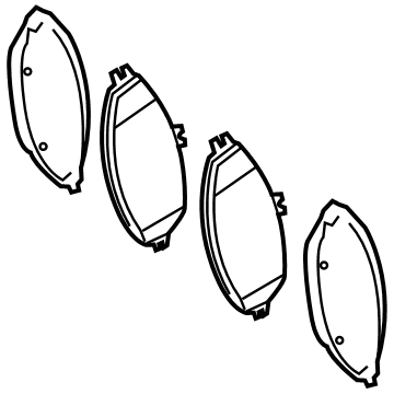 Mercedes-Benz E53 AMG Brake Pads - 000-420-10-06