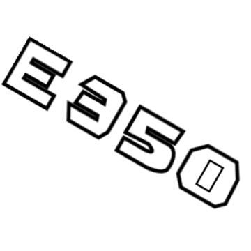 Mercedes-Benz E55 AMG Emblem - 211-817-03-15