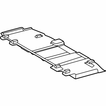 177-890-21-00 Mercedes-Benz Spare Tire Panel Illustration 1 of 1