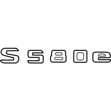 Mercedes-Benz S580e Emblem - 223-817-14-00