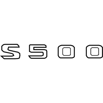 Mercedes-Benz S500 Emblem - 217-817-14-00