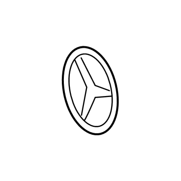 Mercedes-Benz S63 AMG E Performance Emblem - 223-817-01-00