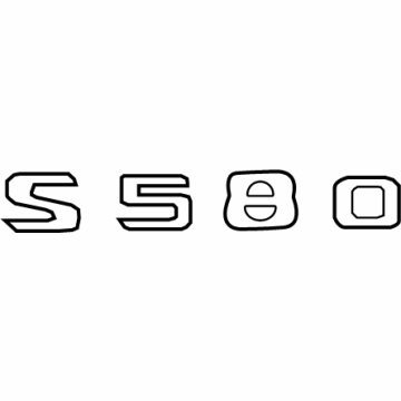 Mercedes-Benz S580 Emblem - 223-817-05-00