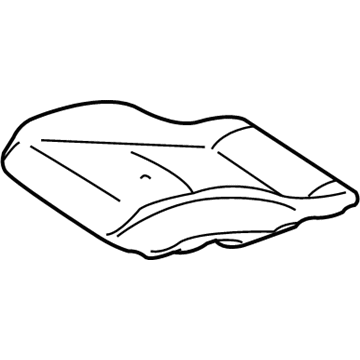 Mercedes-Benz CL600 Seat Cushion - 216-910-21-50