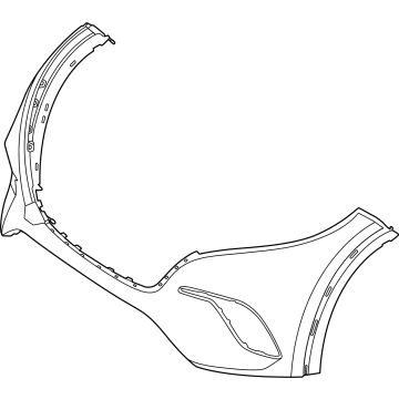 Mercedes-Benz EQS 450+ SUV Bumper - 296-880-02-00-9999