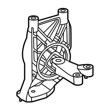 Mercedes-Benz EQE SUV AMG Axle Beam Mount - 296-333-04-00
