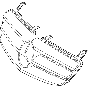 Mercedes-Benz R350 Grille - 251-880-16-83-9040