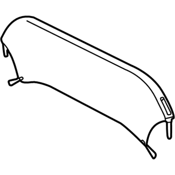 Mercedes-Benz SLK230 Air Deflector - 6-7-81-1048
