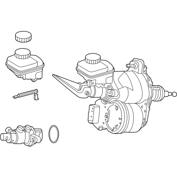 Mercedes-Benz EQE 350+ Brake Booster - 295-900-39-01