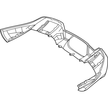 Mercedes-Benz AMG GT R Bumper - 190-885-89-01